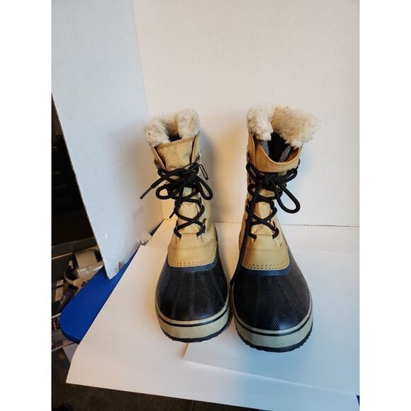 Sorel Caribou Waterproof Snow Boots Lace Up Lined  size 8.5  Mens - Picture 2 of 9